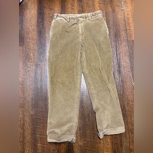 Vintage Corduroy Trousers in Light Brown — Classic Casual Fit, 100% Cotton 34x29